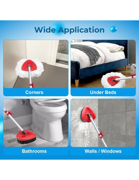 Cabezal de Repuesto Mop Giratorio WAKAYOYO 2 Recargas Microfibra