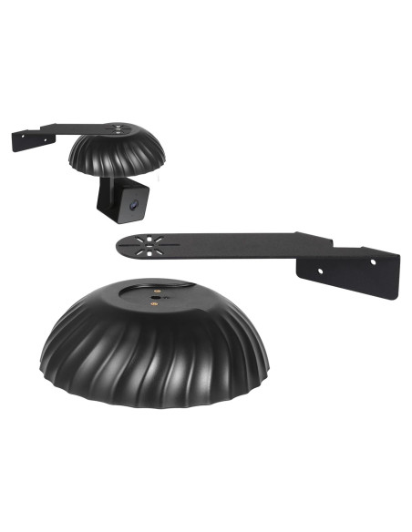Soporte de Pared LONNKY con Cubierta Impermeable para WYZE Cam Pan V3 - Negro