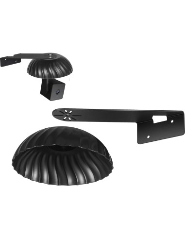 Soporte de Pared LONNKY con Cubierta Impermeable para WYZE Cam Pan V3 - Negro