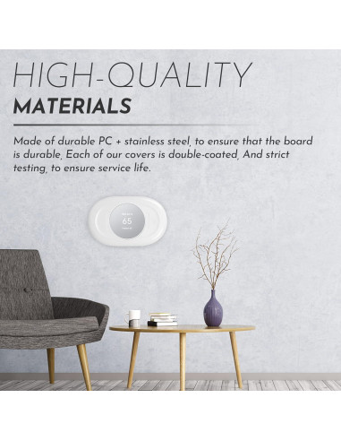 Accesorios para Termostato Nest Pokin - Cubierta de Pared Blanca