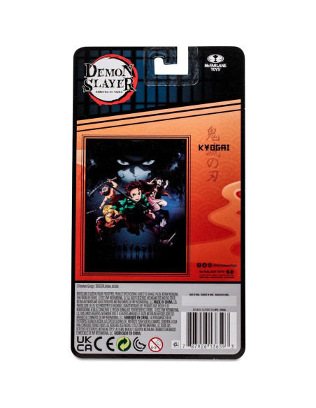 Figura de acción McFarlane Toys Kyogai 12.7 cm Demon Slayer Figura de acción McFarlane Toys Kyogai 12.7 cm Demon Slayer