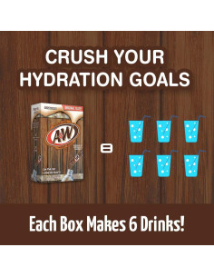 Mezcla en Polvo A&W Cerveza de Raíz Sin Azúcar - 12 Cajas 2