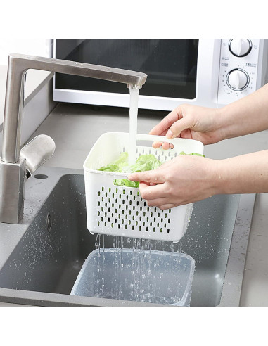 Juego de 3 Contenedores de Almacenamiento Ronanemon 0.8L a 3.1L