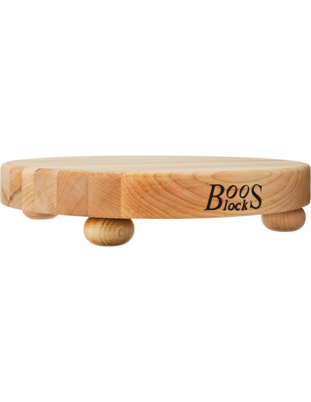 Tabla de Cortar Redonda de Madera de Arce John Boos 30.5 cm