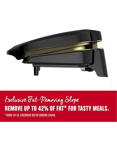 Parrilla Eléctrica George Foreman GR136B para 2 Porciones Negra