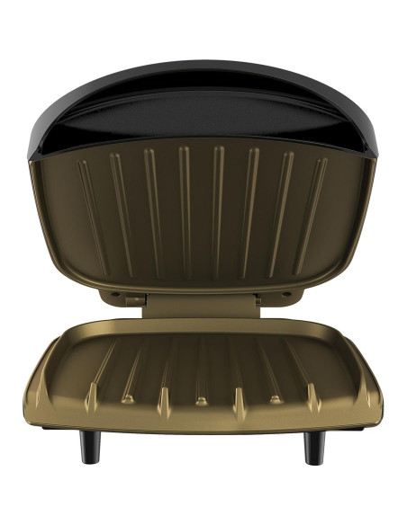 Parrilla Eléctrica George Foreman GR136B para 2 Porciones Negra