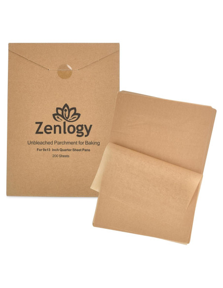 Papel de Parchment Zenlogy 23x33 cm (200 hojas) - Antiadherente
