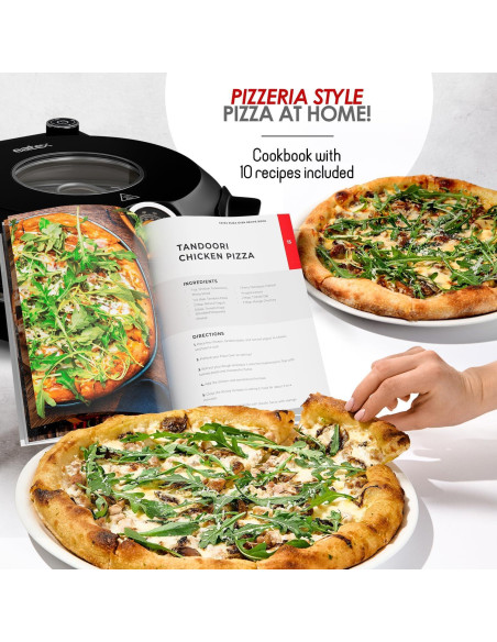 Horno Eléctrico para Pizza Eatex 12" - Temperatura 421C Horno Eléctrico para Pizza Eatex 12" - Temperatura 421C