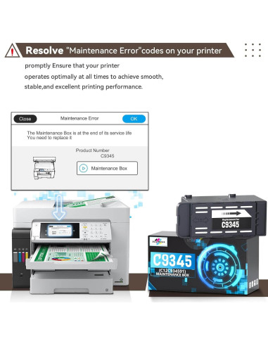 Caja de Mantenimiento de Tinta C9345 Compatible Epson