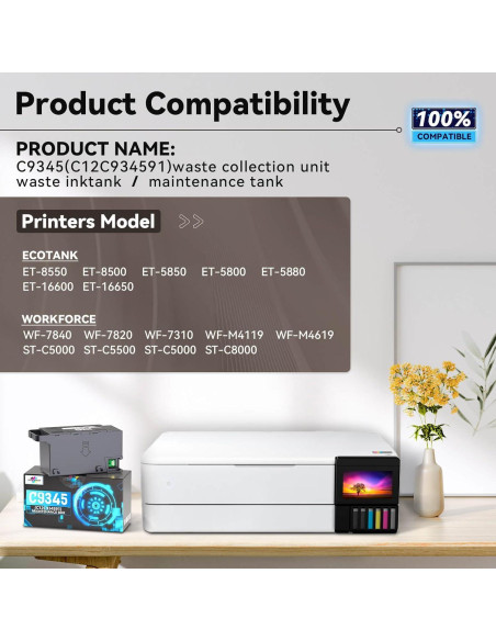 Caja de Mantenimiento de Tinta C9345 Compatible Epson