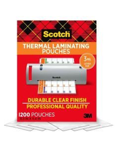 Fundas de Laminado Térmico Scotch 200 Unidades Tamaño Carta