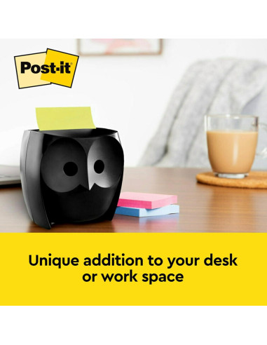 Dispensador de Notas Post-it Búho 45 Hojas 7.6x7.6cm