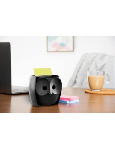 Dispensador de Notas Post-it Búho 45 Hojas 7.6x7.6cm