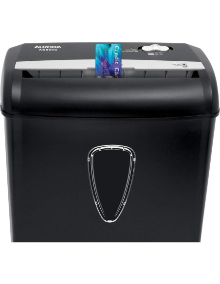 Aurora AS890C Trituradora de Papel Corte Cruzado 8 Hojas