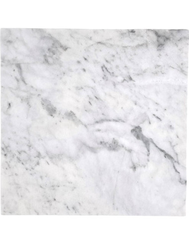 Azulejo de Mármol Carrara Tenedos 30.48x30.48 cm Mate