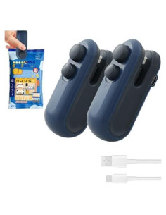 Mini Sello de Bolsas BEWITU 2 en 1 Cortador y Sellador