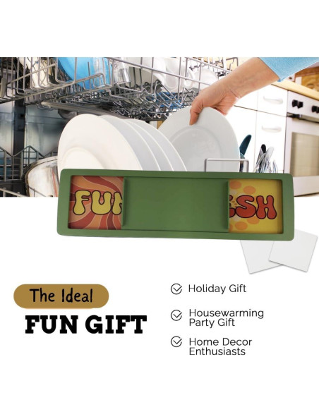 Imán Divertido Limpio/Sucio para Lavavajillas Bastante Inapropiado