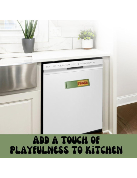 Imán Divertido Limpio/Sucio para Lavavajillas Bastante Inapropiado