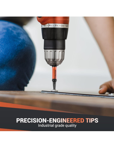 Juego de 10 Puntas Cuadradas LOZAGU de Acero S2 10.16 cm