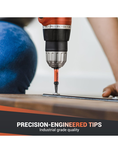 Juego de 10 Puntas Cuadradas LOZAGU de Acero S2 10.16 cm