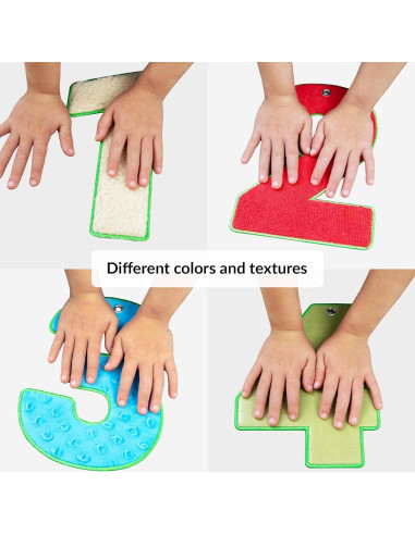 Mats Sensoriales Odoxia para Niños Autistas - 22x22cm Multicolor