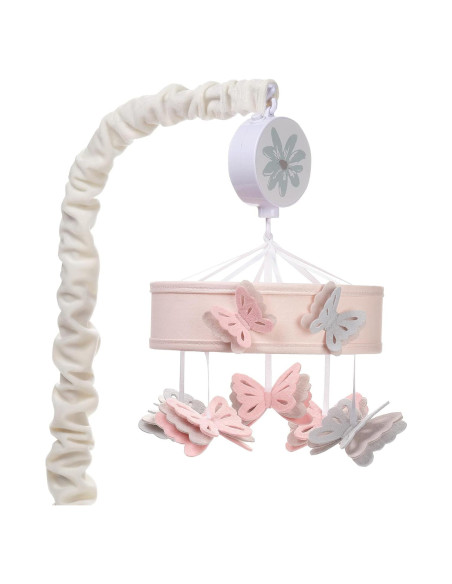 Móvil Musical de Cuna Lambs & Ivy Mariposa Rosa 68.5 cm Móvil Musical de Cuna Lambs & Ivy Mariposa Rosa 68.5 cm