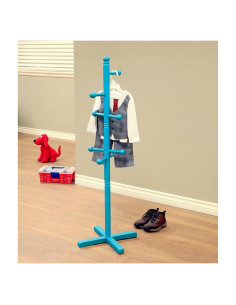 Perchero para Niños Frenchi Furniture 8 Ganchos Azul