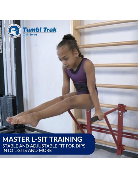 Barras de Inmersión Tumbl Trak Ajustables para Gimnasia