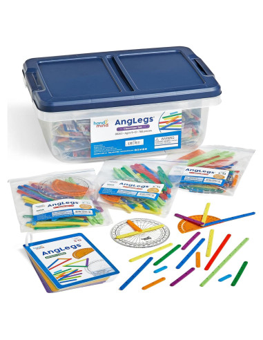 Set de Aula de Geometría AngLegs hand2mind - 720 Piezas