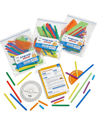 Set de Aula de Geometría AngLegs hand2mind - 720 Piezas