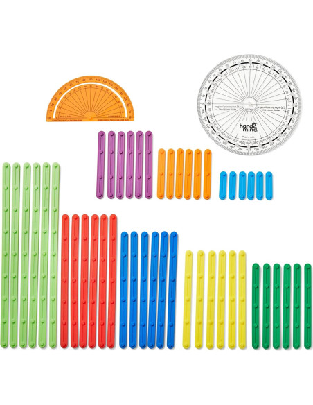Set de Aula de Geometría AngLegs hand2mind - 720 Piezas