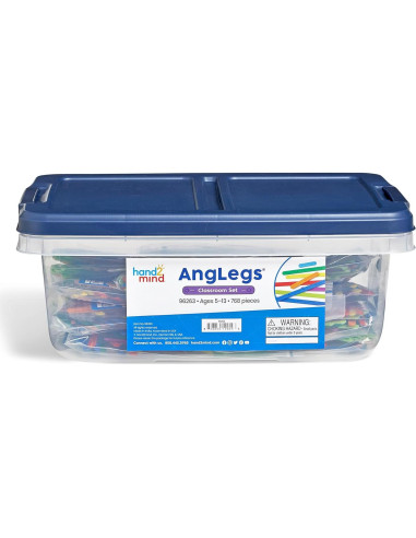 Set de Aula de Geometría AngLegs hand2mind - 720 Piezas