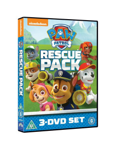 Paw Patrol DVD Paquete de Rescate 1-3 - 3 Discos - 4h 50m 2