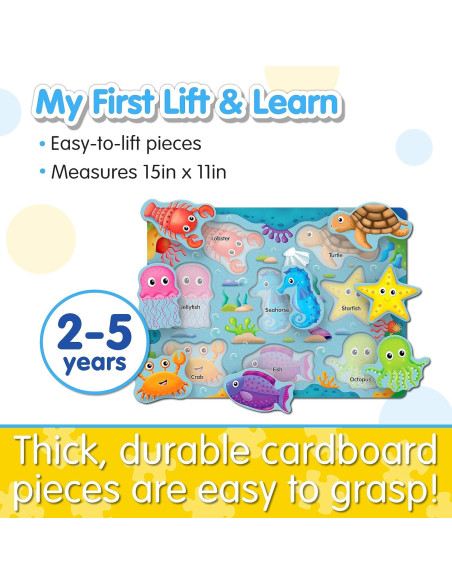 Rompecabezas Bajo el Mar El Viaje de Aprendizaje 26 Piezas