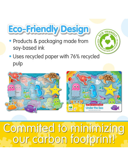 Rompecabezas Bajo el Mar El Viaje de Aprendizaje 26 Piezas