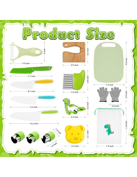 Set de Cocina Montessori 15 Piezas HAIMST para Niños