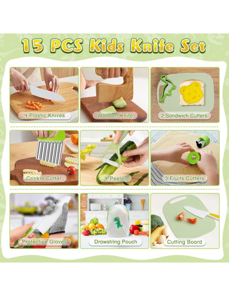 Set de Cocina Montessori 15 Piezas HAIMST para Niños