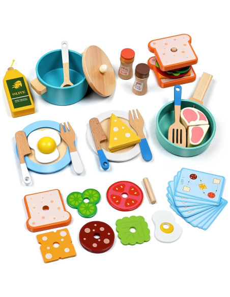 Set de Cocina Montessori 15 Piezas HAIMST para Niños