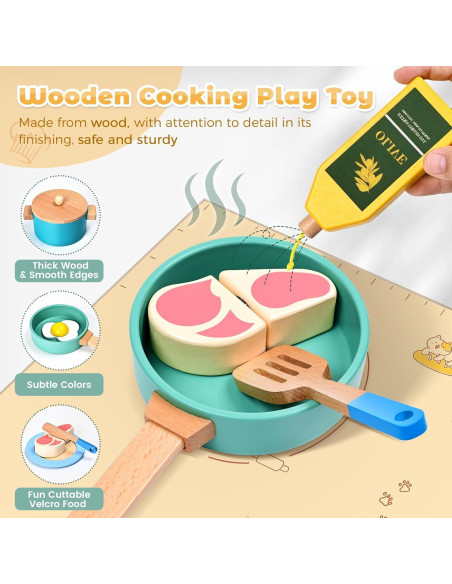 Set de Cocina Montessori 15 Piezas HAIMST para Niños