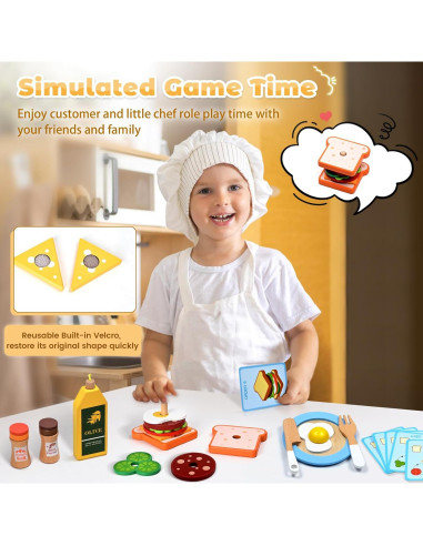 Set de Cocina Montessori 15 Piezas HAIMST para Niños