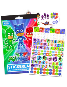 Pegatinas PJ Masks - 295 pegatinas coloridas para niños 2