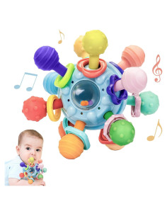 Juguetes de Dentición Accevo para Bebés 6-12 Meses Silicona