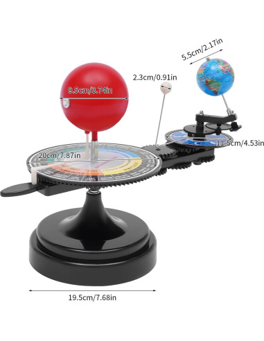 Modelo Planetario Solar Upthehill Sol Tierra Luna 3D Educativo