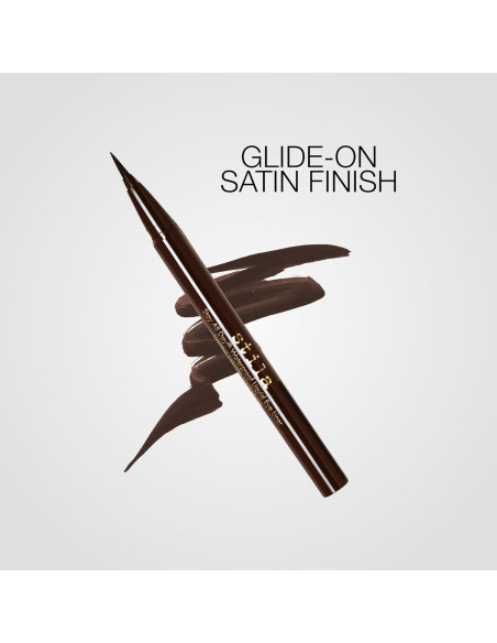 Delineador de Ojos Líquido Impermeable Stila 1 Cuenta Marrón Oscuro