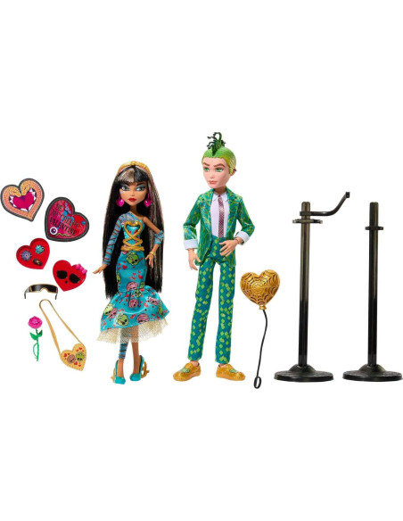Muñecas Monster High Cleo De Nile y Deuce Gorgon 2-Pack San Valentín