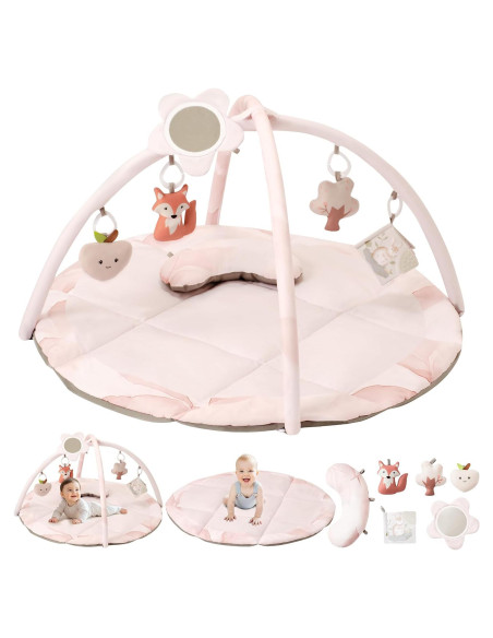 Gimnasio de Juego Fortella para Bebés Rosa Claro con 5 Juguetes