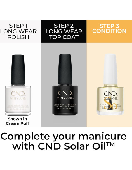 Esmalte de Uñas CND Vinylux 14.79 ml Blanco Brillo Gel