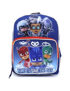 Mochila Mini PJ Masks Catboy Gekko Owlette 25.4x20.3x7.6 cm