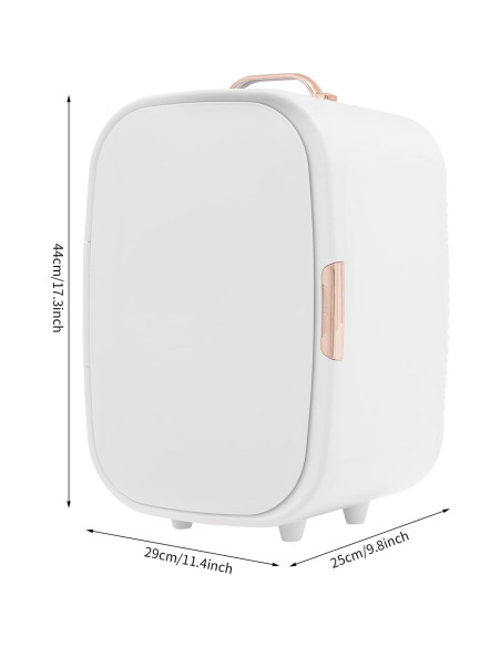 Nevera Cosmética Beuioslyr 12L Portátil con Enfriamiento y Calentamiento