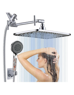 Combo de Ducha Filtrada BSTKEECL 12" Lluvia + Mano 5 Configuraciones